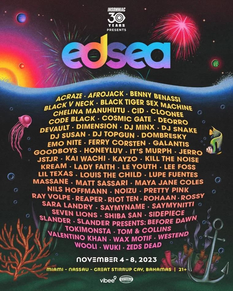 EDSEA Lineup Revealed