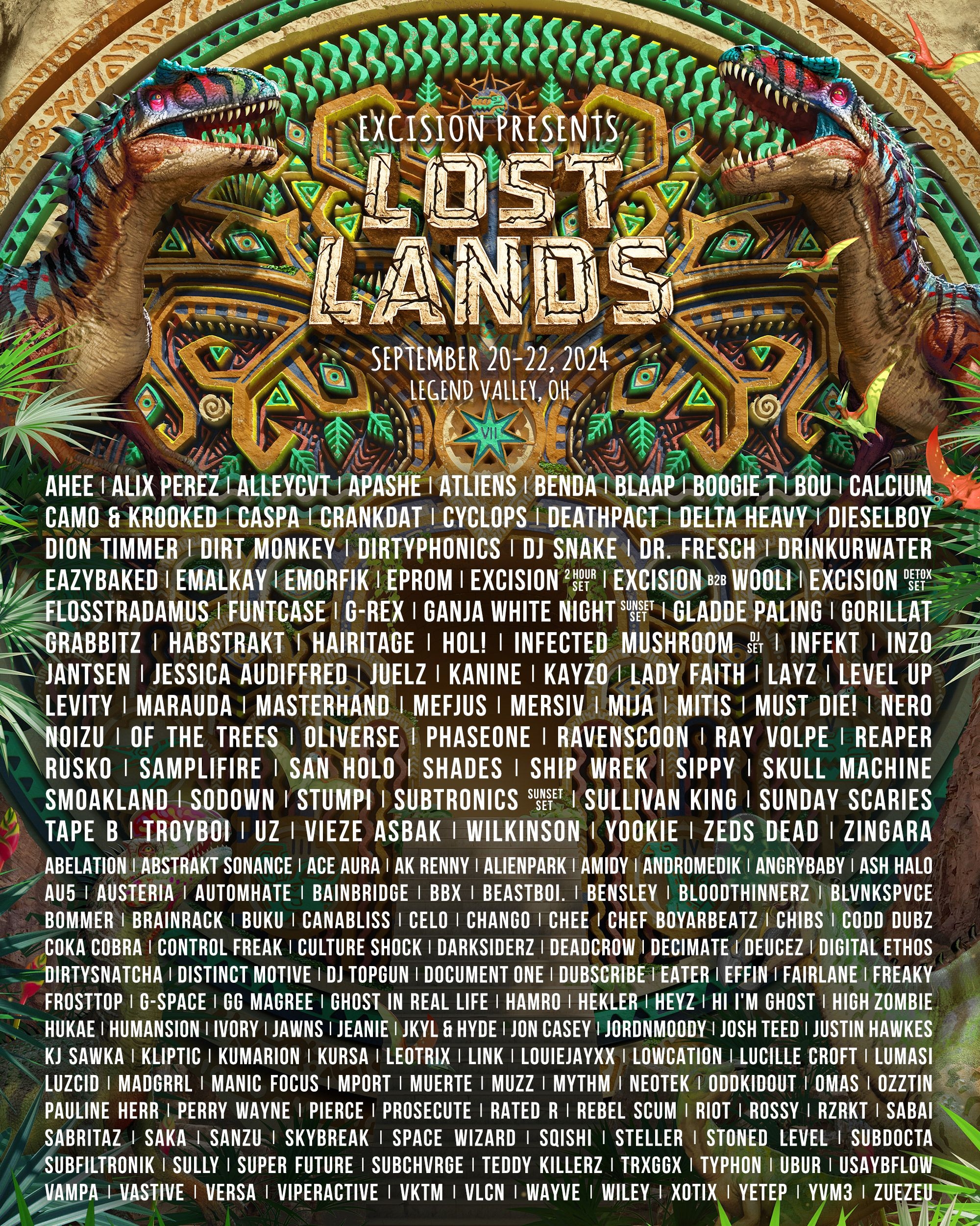 Lost Lands 2024: The Ultimate Dinosaur-Themed Rave at Legend Valley