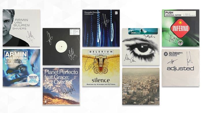 Amplifyd Launches Signature Series: A Charity Auction Featuring Autographed 12” Trance Classics