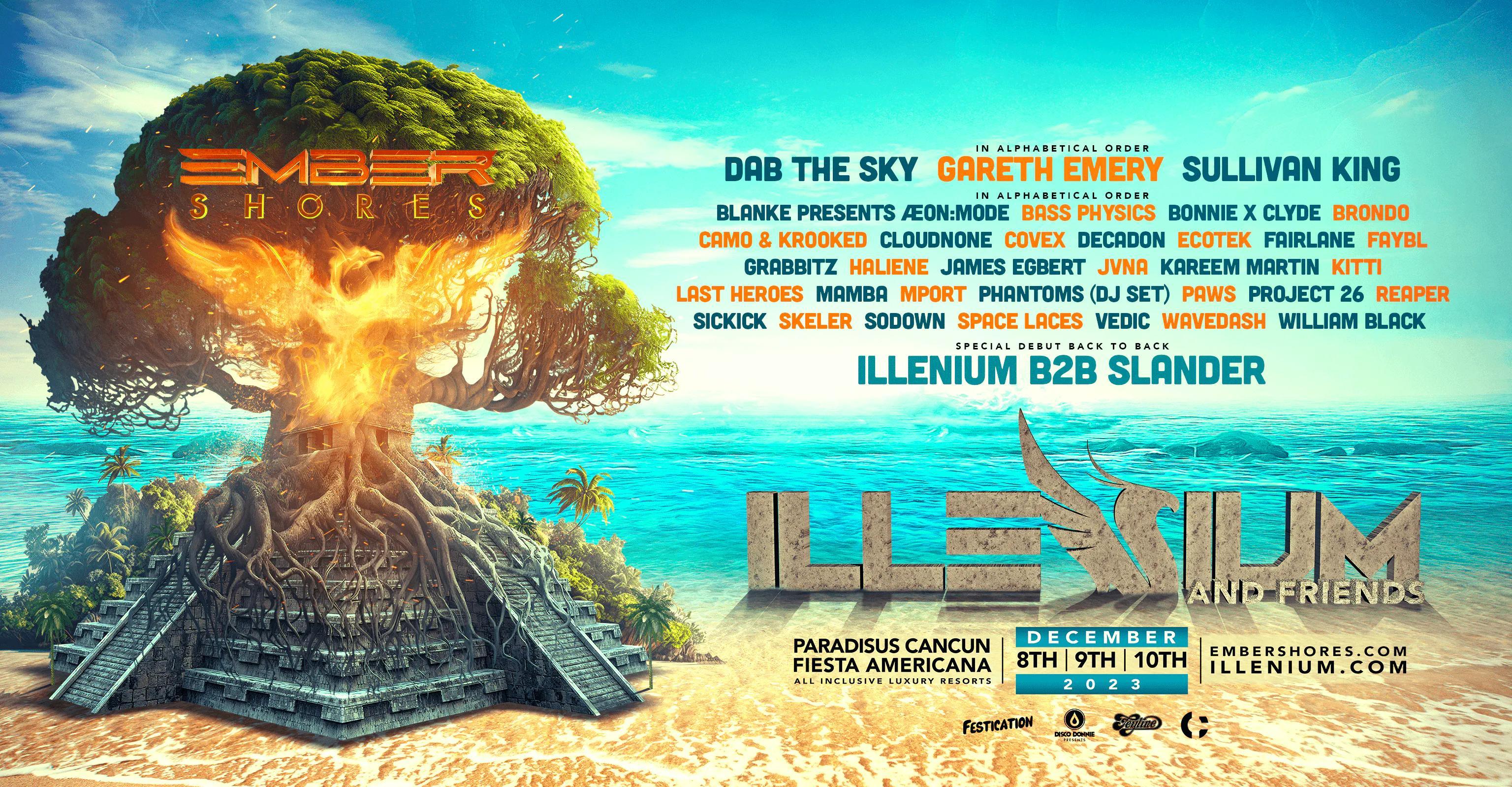  Illenium's Ember Shores Lineup Unveiled