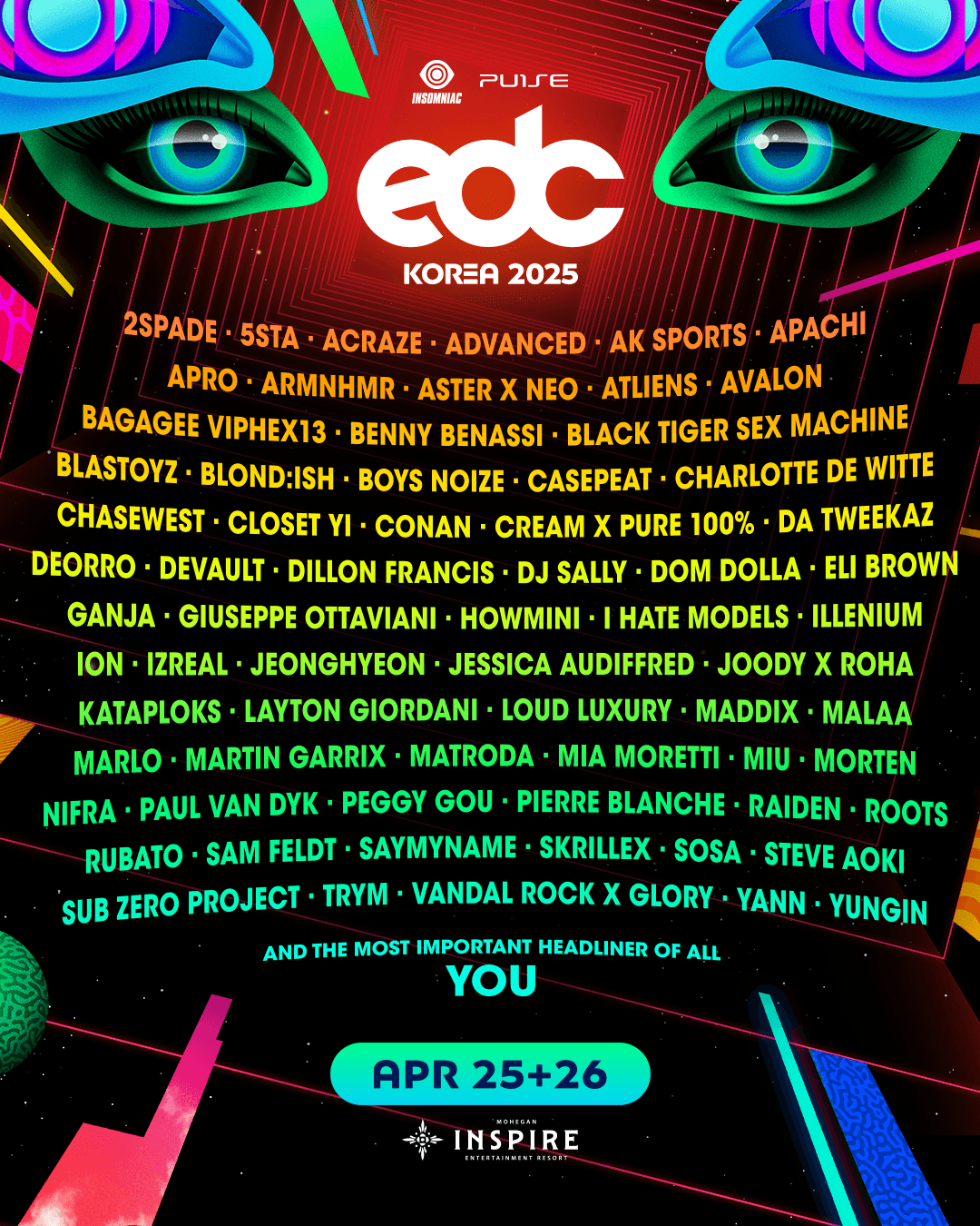 EDC Korea Returns with Epic Lineup!