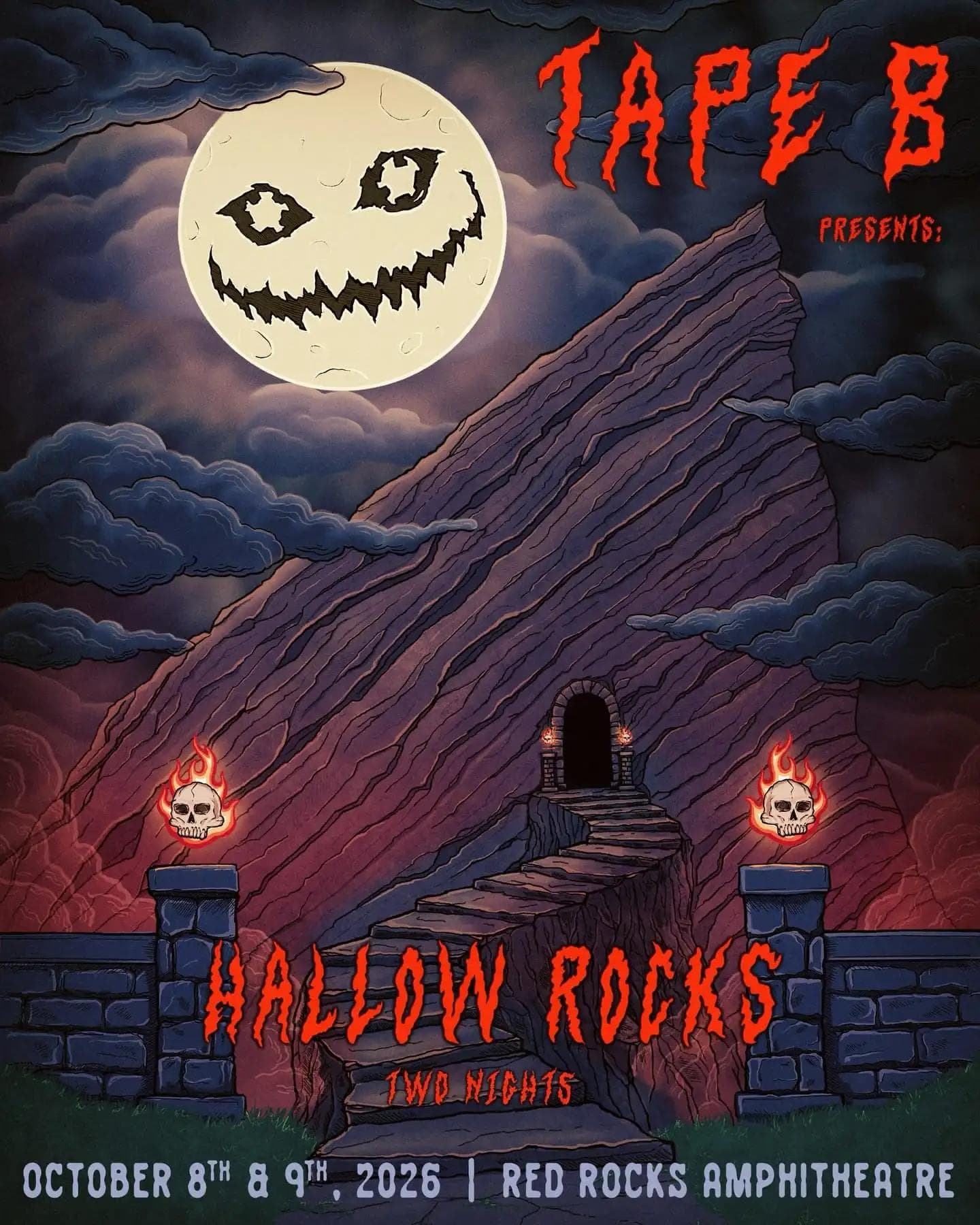 Tape B returns to Red Rocks for two-night Hallow Rocks takeover