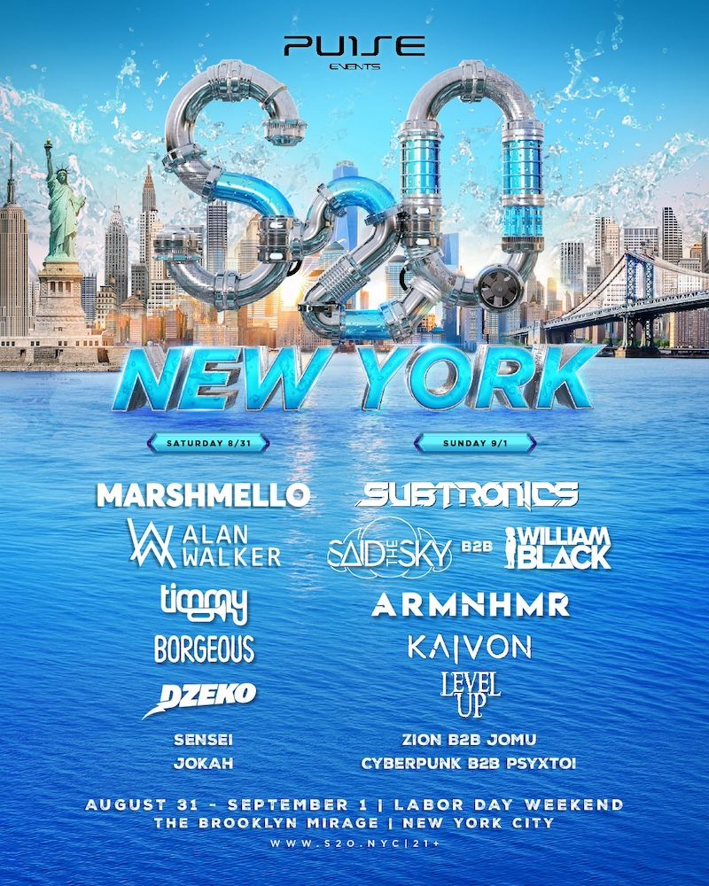 S2O Festival: The World’s Wettest Party Makes U.S. Debut in NYC!
