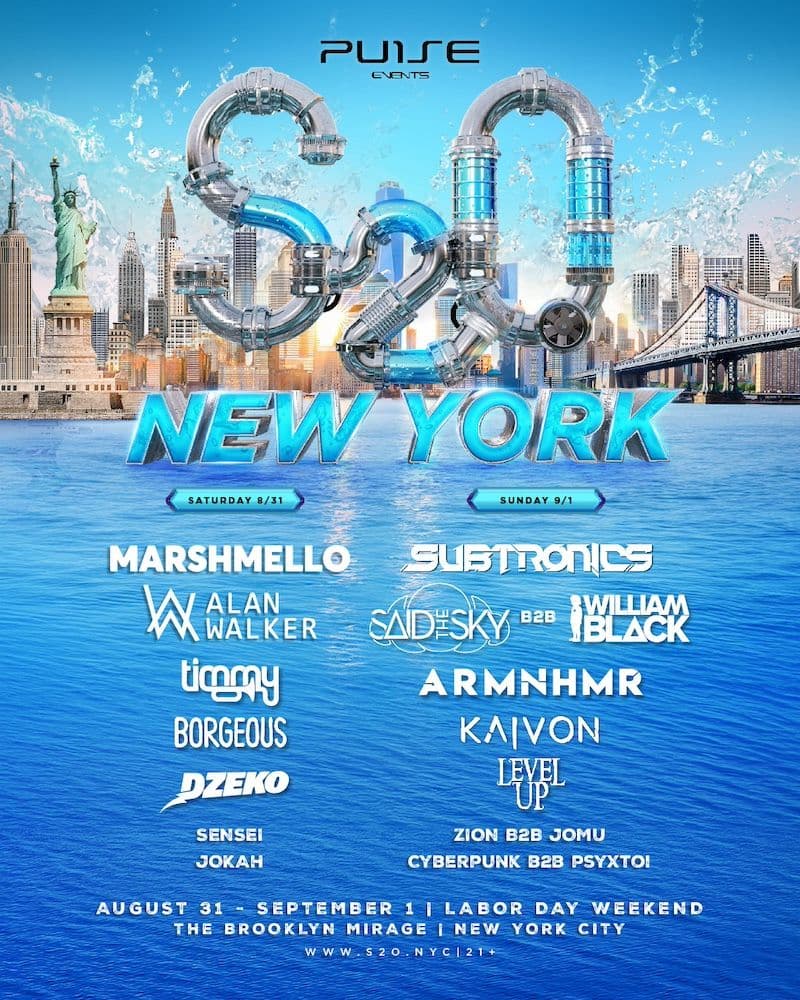 S2O Festival: The World’s Wettest Party Makes U.S. Debut in NYC!