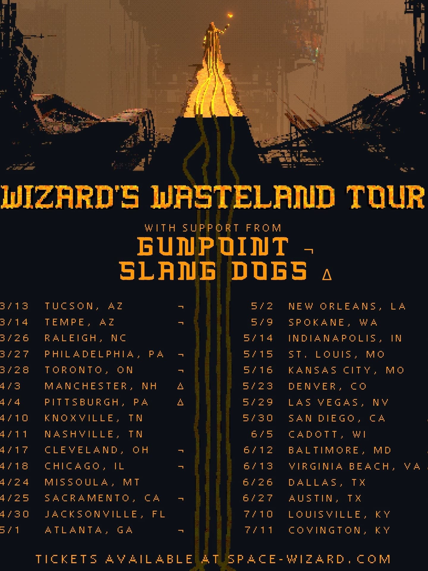 WIZARD'S WASTELAND TOUR